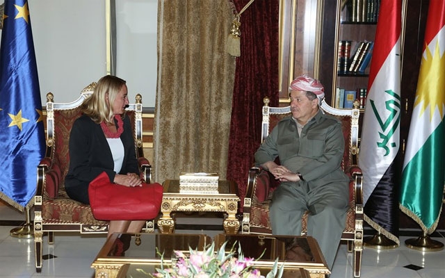 سەرۆكی هەرێمی كوردستان پێشوازی لە باڵیۆزی یەكێتیی ئەوروپا لە عێراق دەكات