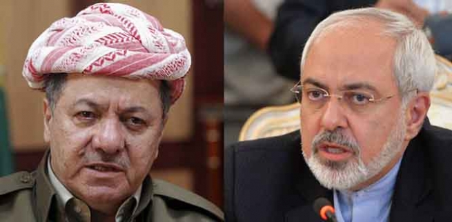  وەزیری دەرەوەی ئێران پەیامێک بۆ بارزانی دەنێرێت 