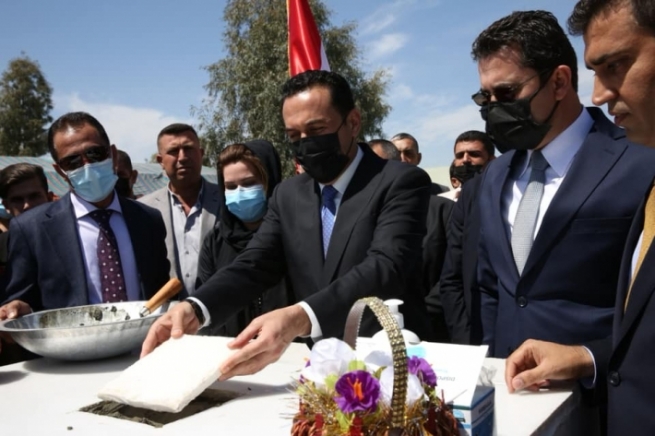 بەردی بناغەی دوو سایدی هەولێر- گوێڕ دانرا