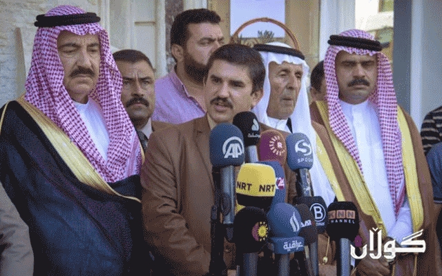 شێخ موزاحیم ئەلحوێت:راکان جبووریی پارێزگاری سەپێندراوی حەشدی شەعبی بەسەر کەرکووک دەستی بە پرۆسەی بەعەرەبکردن و دەرکردنی کورد کردووە.