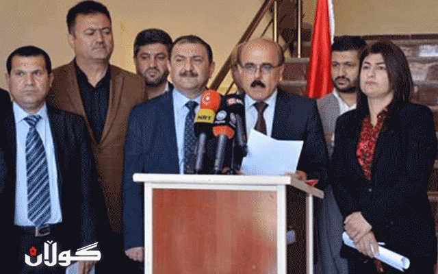 حزبەکانی باشوری کوردستان: تەنیا کورد دەتوانێ بڕیار لەچارەنوسی خۆی بدا
