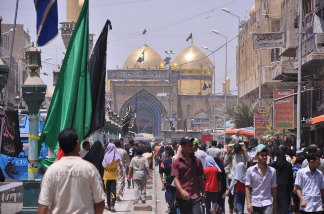 دەیان زیارەتکاری شیعە بەهۆی دەنگۆی بوونی خۆکوژێک دەبنە قوربانی