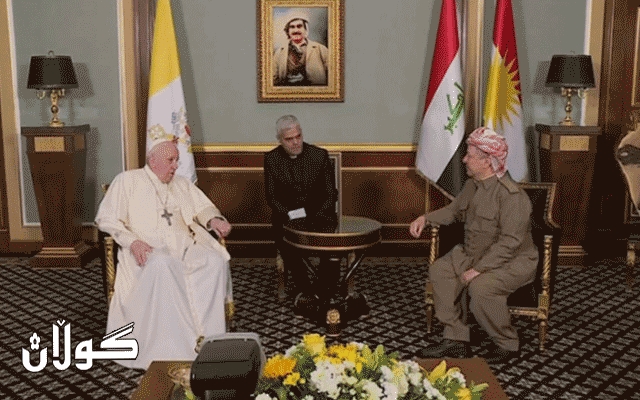 پاپا فرانسیس بۆ سه‌رۆك بارزانی: سوپاستان ده‌كه‌م بۆ پاراستنی مه‌سیحییه‌كان