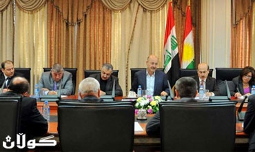 سه‌رۆكی حكومه‌تی هه‌رێم له‌گه‌ڵ سه‌رۆكی فراكسیۆنه‌كانی په‌رله‌مانی كوردستان كۆبووه‌