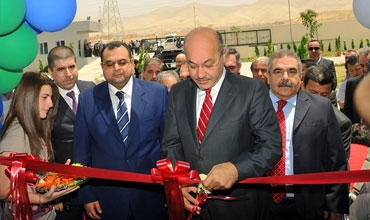 سه‌رۆكى حكومه‌تى هه‌رێمى كوردستان كارگه‌یه‌كى دروستكردنى ده‌رمانى له‌ سلێمانى كرده‌وه‌