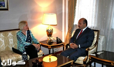 سه‌رۆكی حكومه‌تی هه‌رێمی كوردستان پێشوازیكرد له‌باڵیۆزی كه‌نه‌دا له‌عیراق