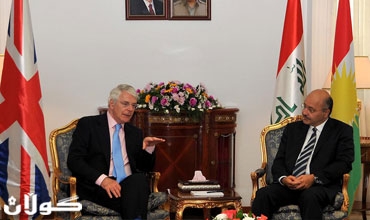 د. به‌رهه‌م ساڵح پێشوازی كرد له‌ جۆن مێیجه‌ر سه‌ره‌ك وه‌زیرانی‌ پێشووتری به‌ریتانیا