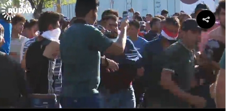 لە خۆپیشاندانەكەی بەغدا نزیكەی 600 كەس برینداربوون