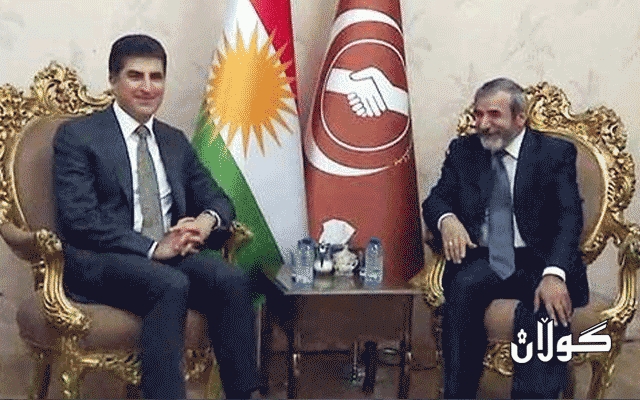  نێچیرڤان بارزانی لەگەڵ یەکگرتووی ئیسلامی لە کۆبوونەوەدایە 
