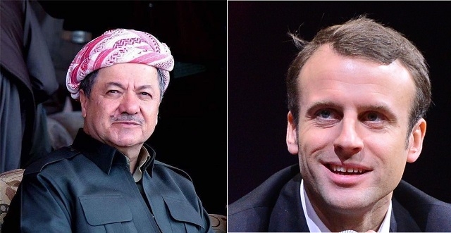 سەرۆكی هەرێمی كوردستان پیرۆزبایی لە سەرۆكی هەڵبژێردراوی فەڕەنسا دەكات