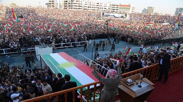  	 سەرۆک بارزانی سوپاسنامەیەکی ئاراستەی جەماوەری هەولێر کرد