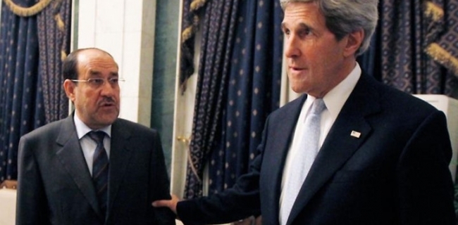 وه‌زیرى ده‌ره‌وه‌ى ئه‌مریكا: مالیكی به‌رپرسه‌ له‌ درووستبوونى داعش 