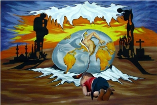 پەیكەرێك بۆ ئالان كوردی لە كەنارەكانی دەریایی ڕەش دروستكرا