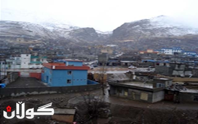 ڕەشەبایەكی بەهێز قەزای چۆمانی گرتۆتەوە