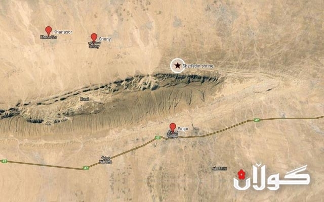 ئیسرائیل دەترسێ ئێران لە چیای شەنگالەوە هێرش بكاتە سەری