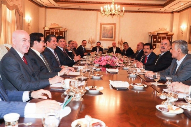  کۆبوونەوەی شاندی باڵای پارتی و یەکێتی دەستی پێکرد 