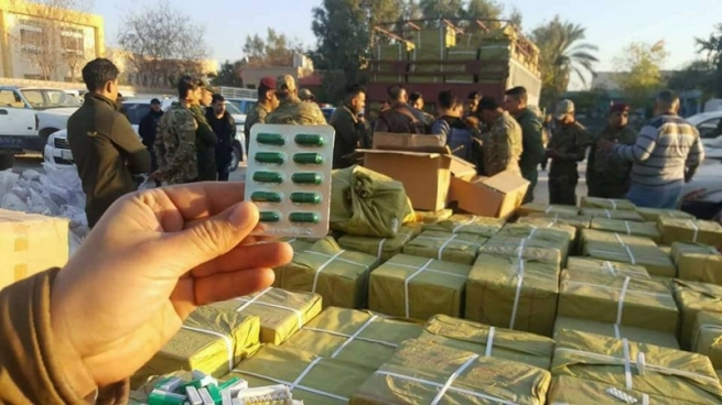 خورماتوو.. هێزێكى ئه‌منی ده‌ستی به‌سه‌ر چه‌ندین ته‌ن ماده‌ى هۆشه‌به‌ردا گرت
