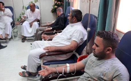  داعش خەڵك ناچار دەكات خوێن ببەخشن 