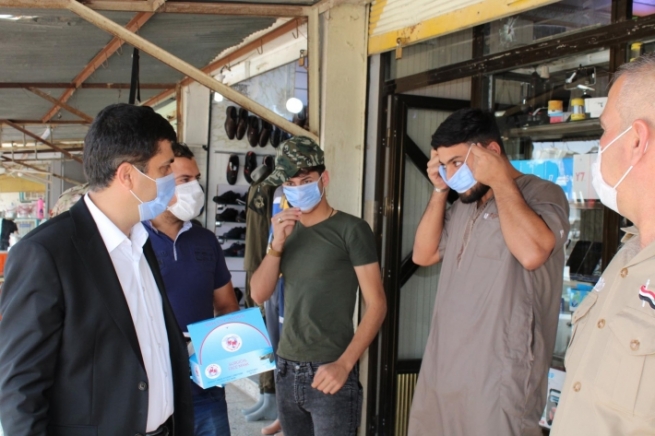 هەزار و 250 ماسك لە شارەدێی گوێر بەسەر هاووڵاتیاندا دابەش کرا
