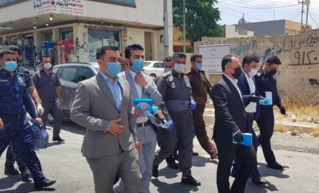له‌ قه‌زاى ده‌شتى هه‌ولێر به‌ هه‌زاران ده‌مامك دابه‌ش كرا