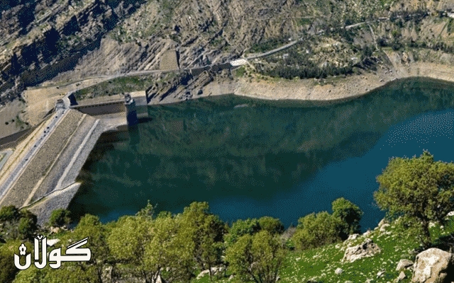  ئاستی ئاوی بەنداوی دەربەندیخان نیوەی ساڵی ڕابردووە 