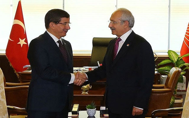 كۆبوونەوەی داودئۆغڵو لەگەڵ سەرۆكی گشتی جەھەپە