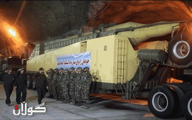 سوپای ئێران بە نهێنی مووشەکێکی بالیستی تاقی دەکاتەوە.