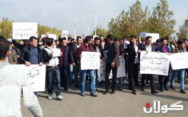 ناڕەزایی ئازەرییەكانی ئێران بەرفراوانتر دەبێتەوە