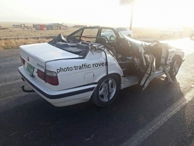 لە بەردەڕەش بە ڕووداوێکی هاتوچۆ دوو کەس بوونە قوربانی