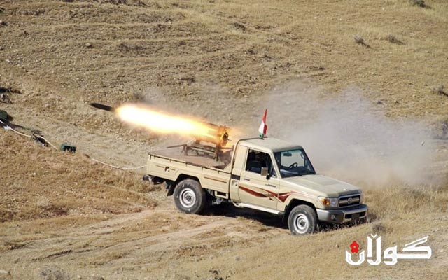  پێشمەرگە  بنکە و بارەگاکانی رێکخراوی توندڕەوی داعش لە سنووری ناوەران بۆردومان دەکات و نزیكەی 23 چەكداری داعش كوژراون