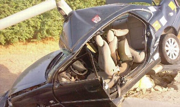 خەبات- به‌هۆی دوو رووداوی هاتووچۆ كه‌سێك گیانی له‌ده‌ستداو 3 ی تریش بریندار بوون 