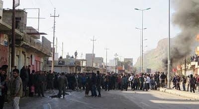 له سه‌یدسادقـدا گێره‌شێوێنه‌كان ناوچه‌ی پارتیـیان سووتاند
