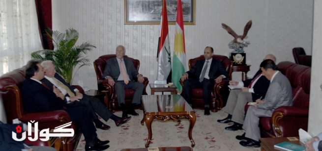 وه‌زیری شاره‌وانی و گه‌شتوگوزار له‌گه‌ڵ شاندێكی رێكخراوی په‌ره‌پێدانی پرۆژه‌ی نێوده‌وڵه‌تی ئه‌مریكی كۆده‌بێته‌وه‌