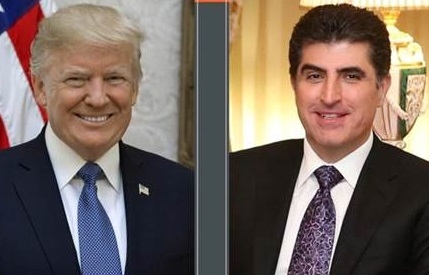 کۆشکی سپی: دۆناڵد ترەمپ بە جیا لەگەڵ نێچیرڤان بارزانی و بەرهەم ساڵح کۆدەبێتەوە