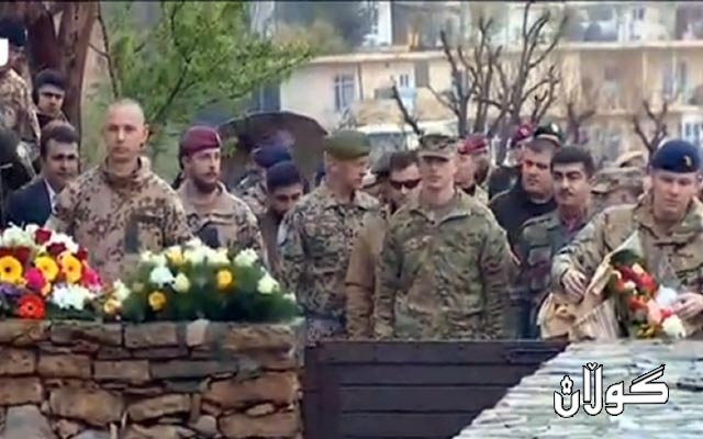  شاندێکی هاپەیمانیی نێودەوڵەتی سەردانی مەزاری نەمرانیان کرد 