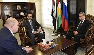 هاوخەمی و سەرەخۆشیی سەرۆک بارزانی به‌ کۆنسووڵخانەی گشتیی رووسیا گه‌یێندرا 