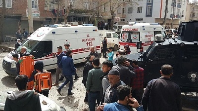  لە ئامەد تەقینەوە ڕووی دا 