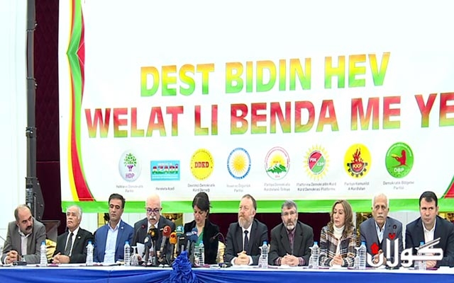 ھەدەپە و 7 لایەنی باكووری كوردستان رێكدەكەون