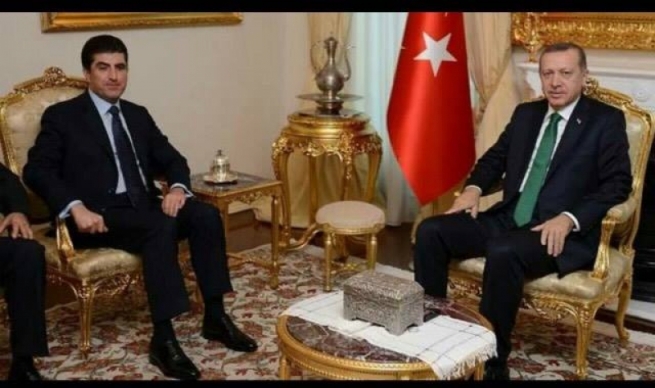 نێچیرڤان بارزانی و ئەردۆگان كۆبوونەوە