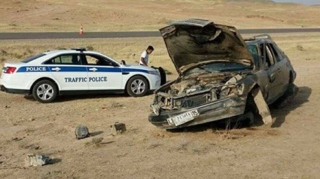 گەرمیان .. بەڕووداوی هاتوچۆ ژن و مێردێك گیانیان لەدەست دا