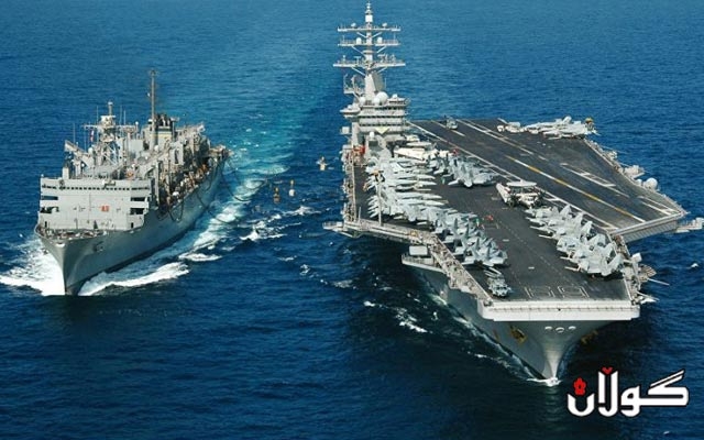 ئه‌براهام لینكن و گرووپی كه‌شتی و فڕۆكه جه‌نگییه‌كانی ئه‌مه‌ریكا گه‌یشتنه‌ ده‌ریای عه‌ره‌ب