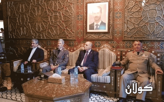  وەزیری بەرگریی ئێران گەیشتە سووریا 