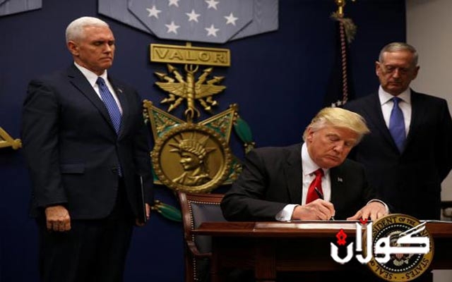 ترەمپ یاسای پەنابەران و ڤیزەی ھەڵپەسارد