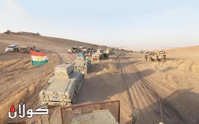  پێشمەرگە دەچێتە ناو گوندێکی کوردانی شەبەک 