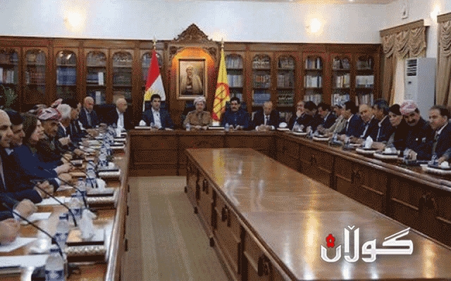 سەرکردایەتیی پارتی ديموكراتی كوردستان تاوتوێی ناردنی شاندێک بۆ بەغدا دەکات