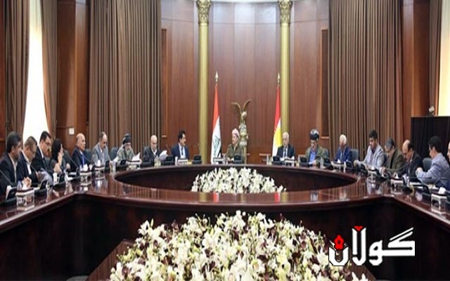 كۆبوونەوەی لوتكه‌ی لایه‌نه‌ سیاسییه‌كان به‌سه‌رپه‌رشتی سەرۆك بارزانی به‌ڕێوه‌ده‌چێت