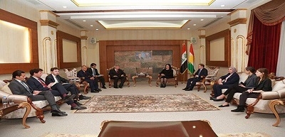 شاندێكی پەیمانگەی دیپلۆماسی و ئەكادیمیی ڤیەننا سەردانی پەرلەمان دەكات