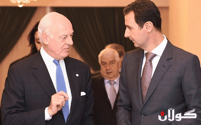 دی میستۆرا له‌ به‌شار ئه‌سه‌د هه‌ڵده‌گه‌ڕێته‌وه‌