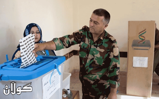 لە دەنگدانی تایبەت پارتی یەكەمە