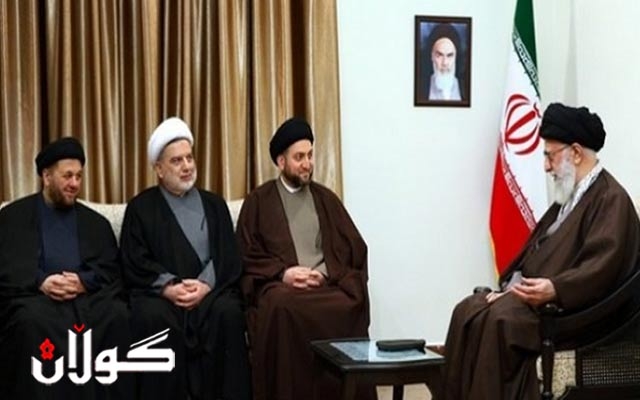  خامنەیی بۆ عەمار حەکیم: نابێ متمانە بە ئەمریکا بکەن بەڵكو دەبێ تەنیا متمانە بە ئێران هەبێ